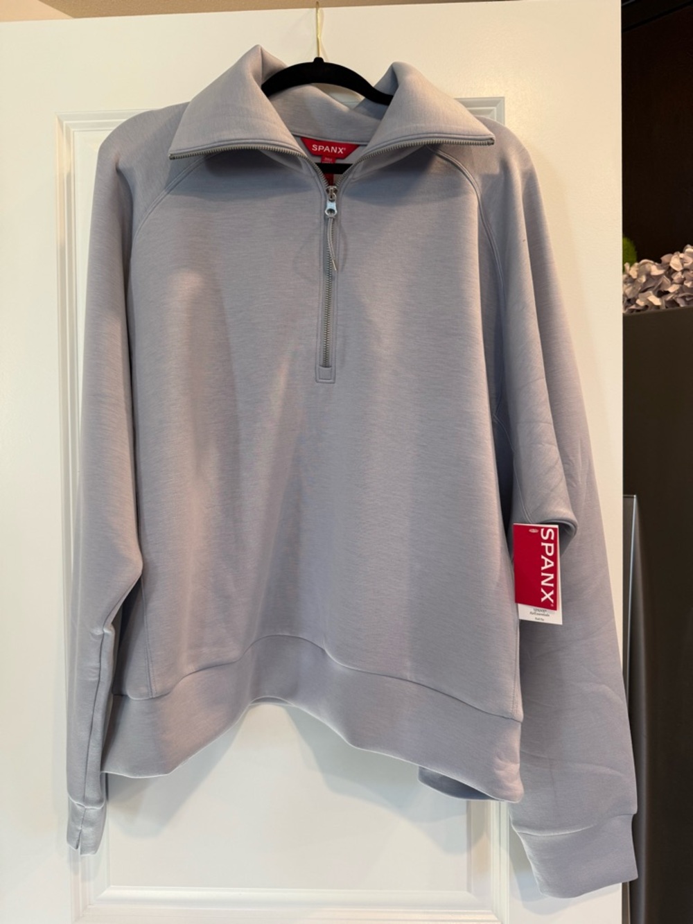 SPANX Himalayan Cloud AirEssentials Half-Zip Pullover 3X